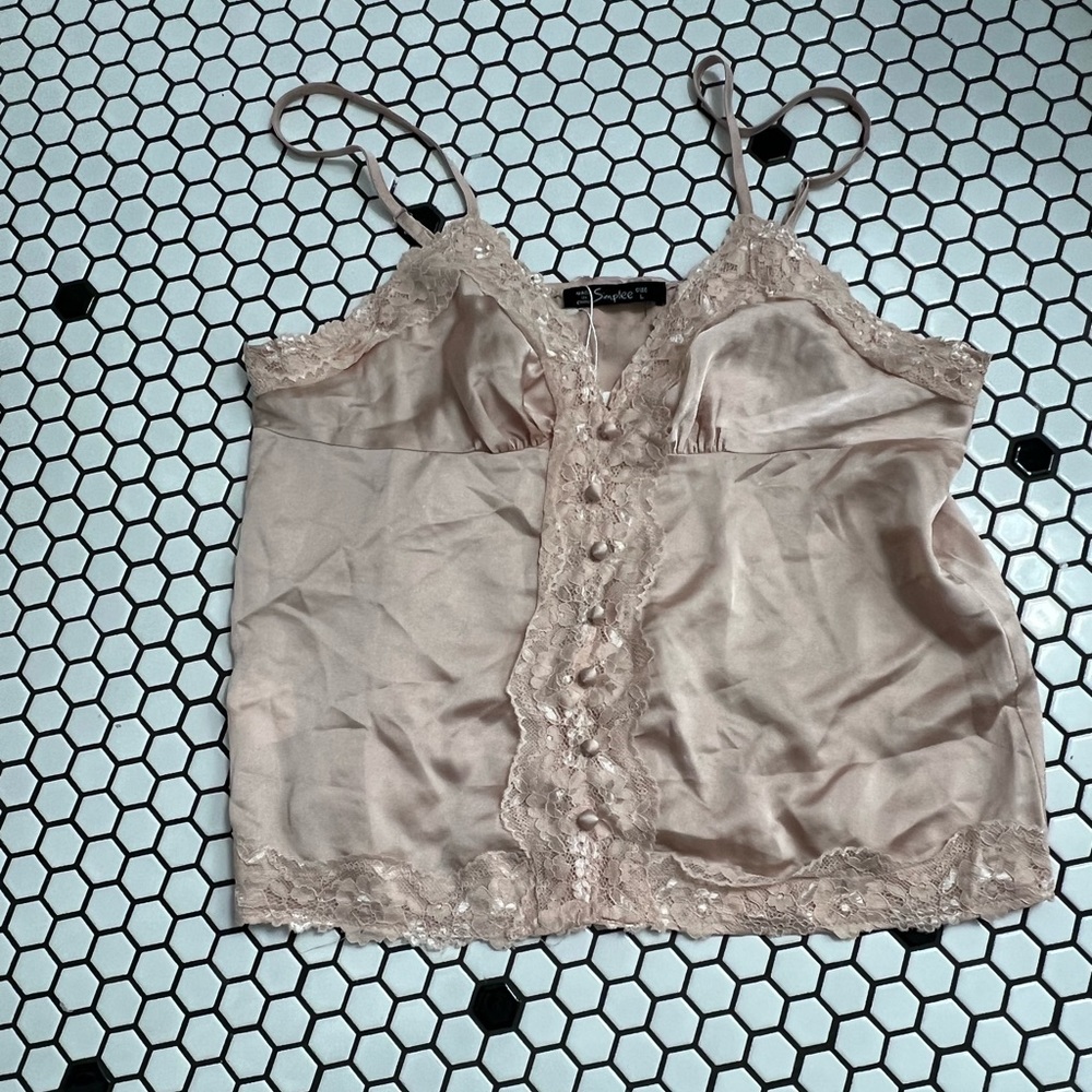 NWT simplee cami top size large